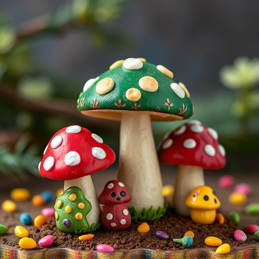 Colorful Magic Mushroom Chocolates