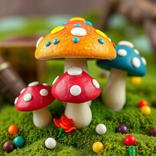 Colorful Magic Mushroom Chocolates