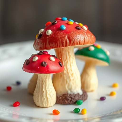 Colorful Magic Mushroom Chocolates
