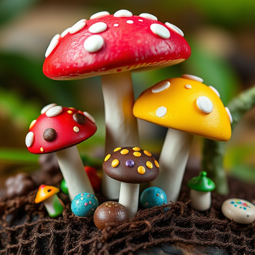 Colorful Magic Mushroom Chocolates