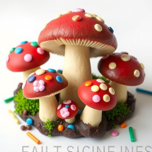 Colorful Magic Mushroom Chocolates