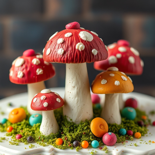 Colorful Magic Mushroom Chocolates