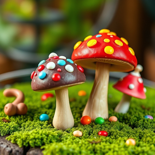 Colorful Magic Mushroom Chocolates