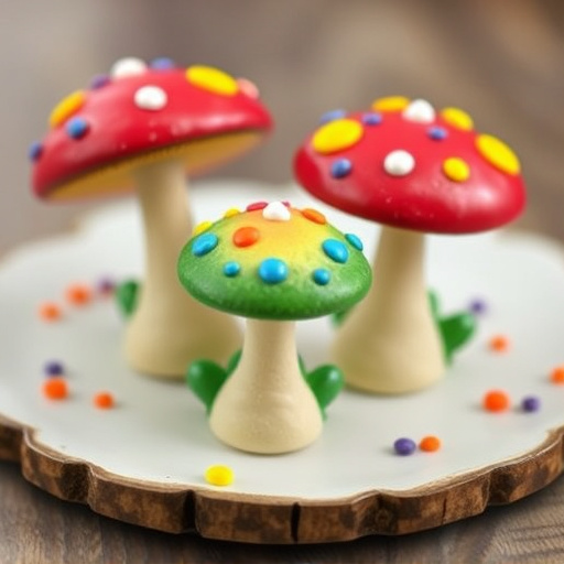 Colorful Magic Mushroom Chocolates