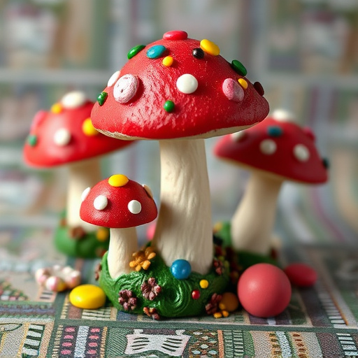 Colorful Magic Mushroom Chocolates