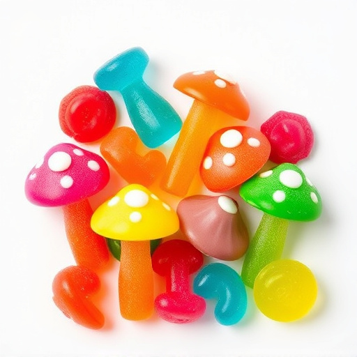 Colorful Magic Mushroom Gummies