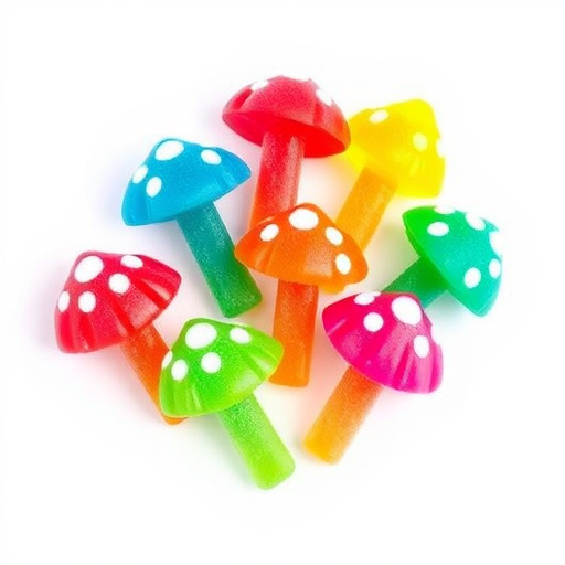 Colorful Magic Mushroom Gummies