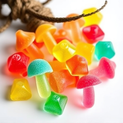 Colorful Magic Mushroom Gummies