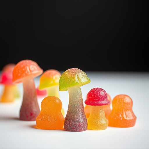 Colorful Magic Mushroom Gummies