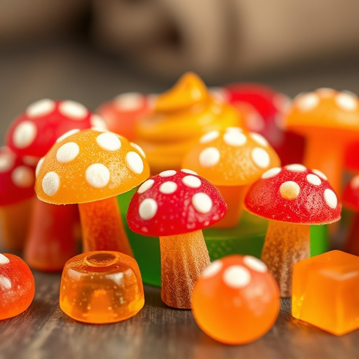 Colorful Magic Mushroom Gummies
