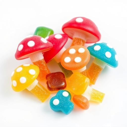 Colorful Magic Mushroom Gummies
