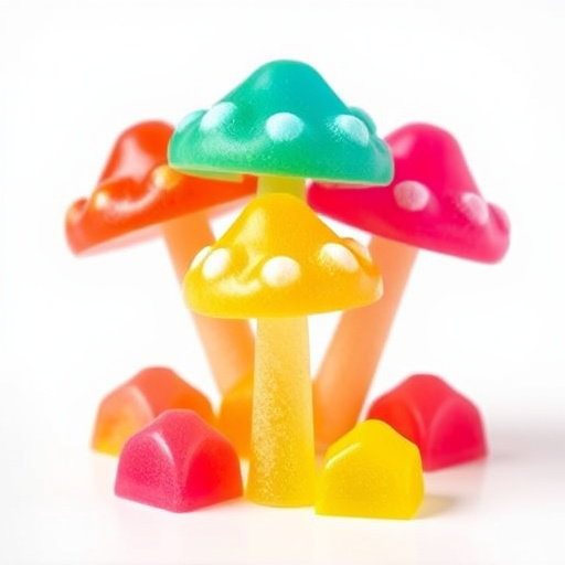 Colorful Magic Mushroom Gummies