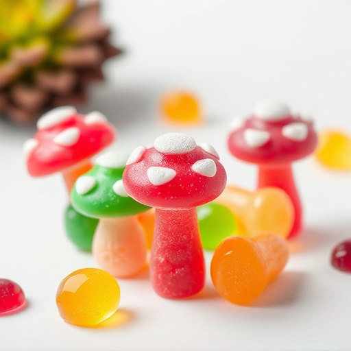 Colorful Magic Mushroom Gummies