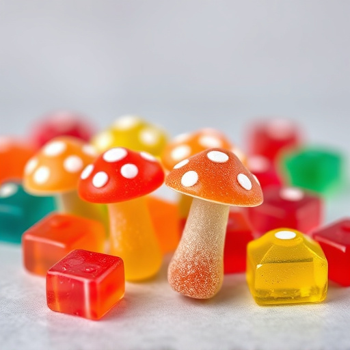 Colorful Magic Mushroom Gummies