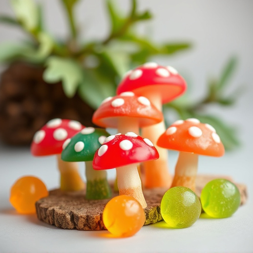 Colorful Magic Mushroom Gummies