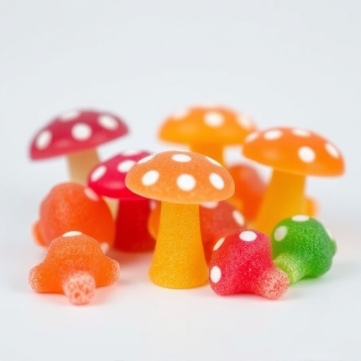 Colorful Magic Mushroom Gummies