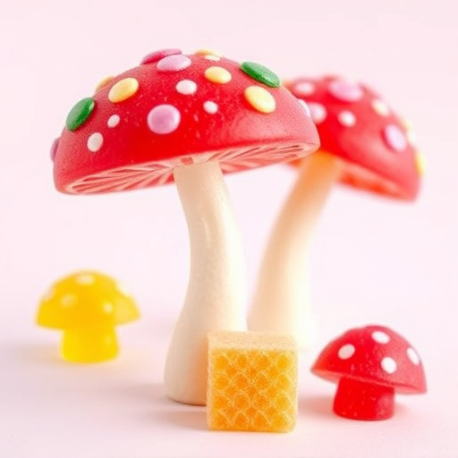 Colorful Magic Mushroom Gummies