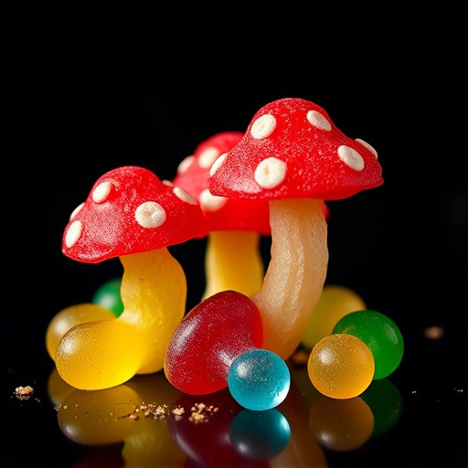 Colorful Magic Mushroom Gummies