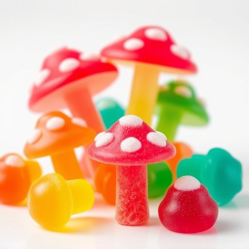 Colorful Magic Mushroom Gummies