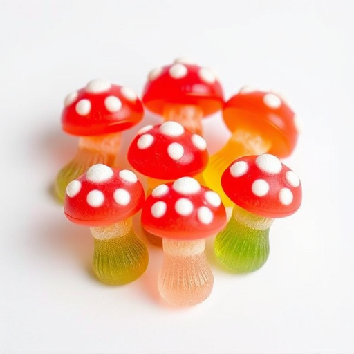 Colorful Magic Mushroom Gummies