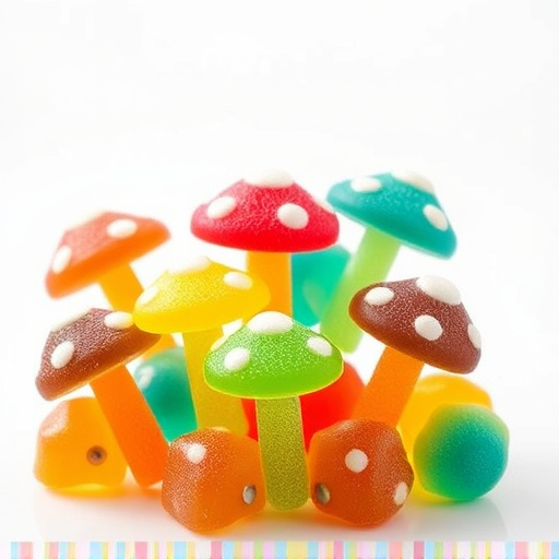 Colorful Magic Mushroom Gummies