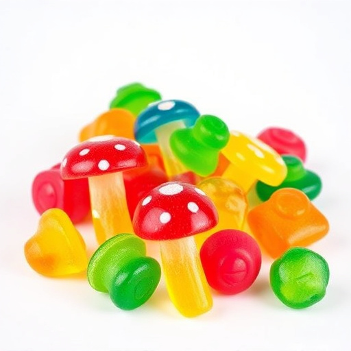 Colorful Magic Mushroom Gummies