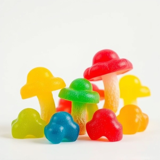 Colorful Magic Mushroom Gummies