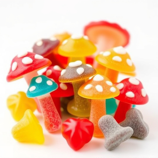 Colorful Magic Mushroom Gummies
