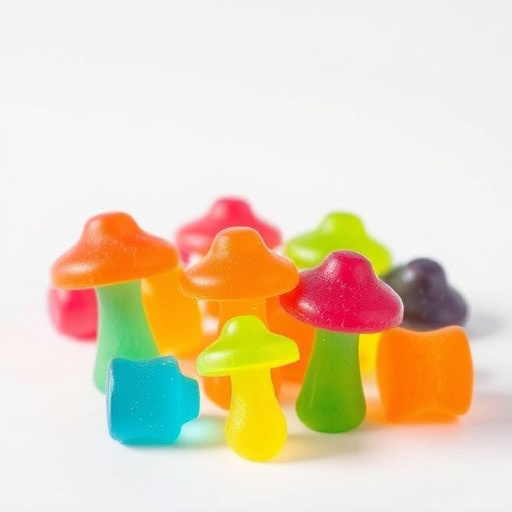 Colorful Magic Mushroom Gummies