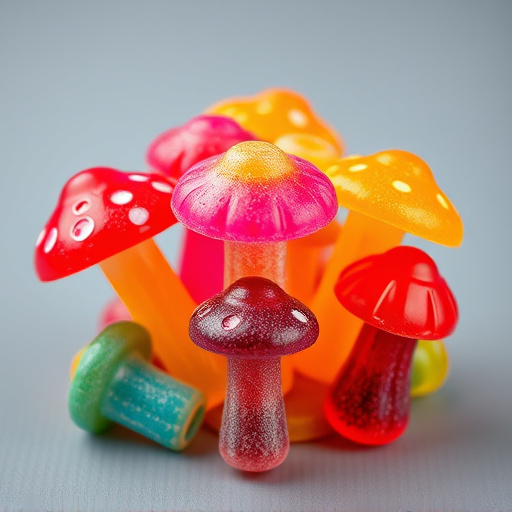 Colorful Magic Mushroom Gummies