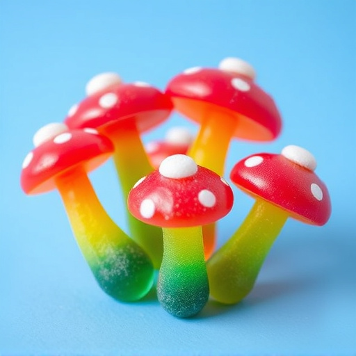 Colorful Magic Mushroom Gummies