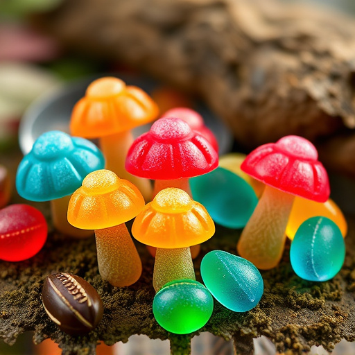 Colorful Magic Mushroom Gummies