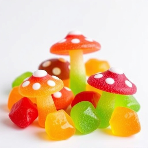 Colorful Magic Mushroom Gummies