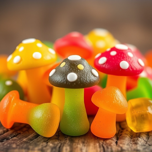 Colorful Magic Mushroom Gummies