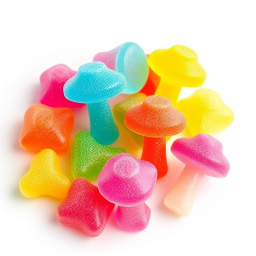 Colorful Magic Mushroom Gummies