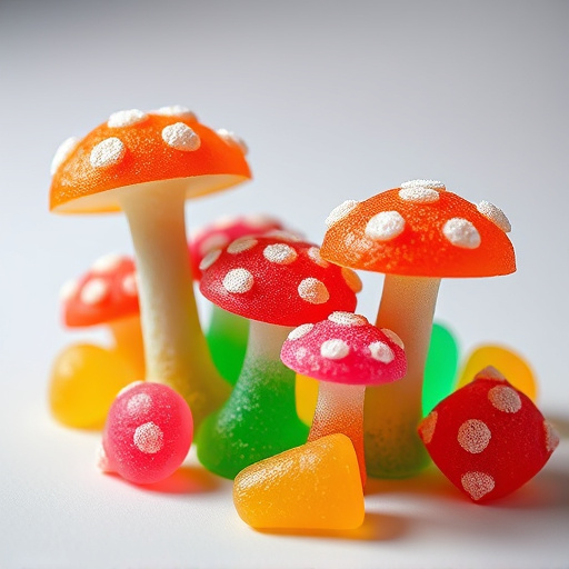 Colorful Magic Mushroom Gummies