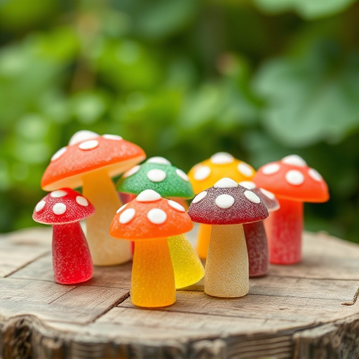Colorful Magic Mushroom Gummies