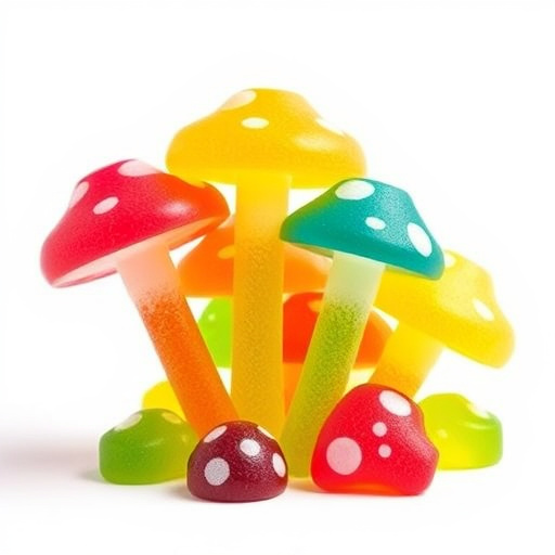 Colorful Magic Mushroom Gummies