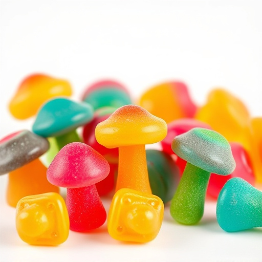 Colorful Magic Mushroom Gummies