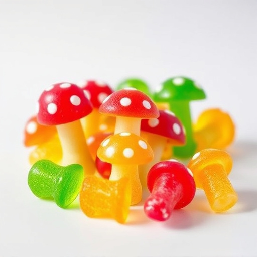 Colorful Magic Mushroom Gummies
