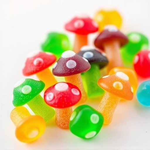 Colorful Magic Mushroom Gummies