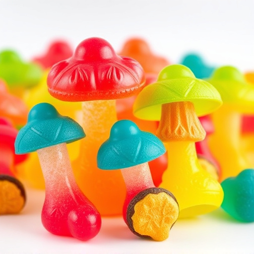Colorful Magic Mushroom Gummies