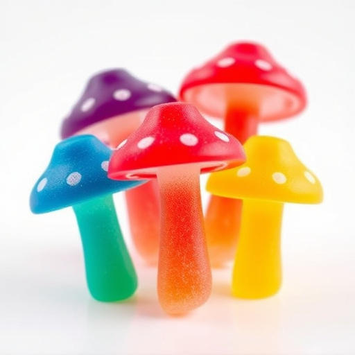 Colorful Magic Mushroom Gummies