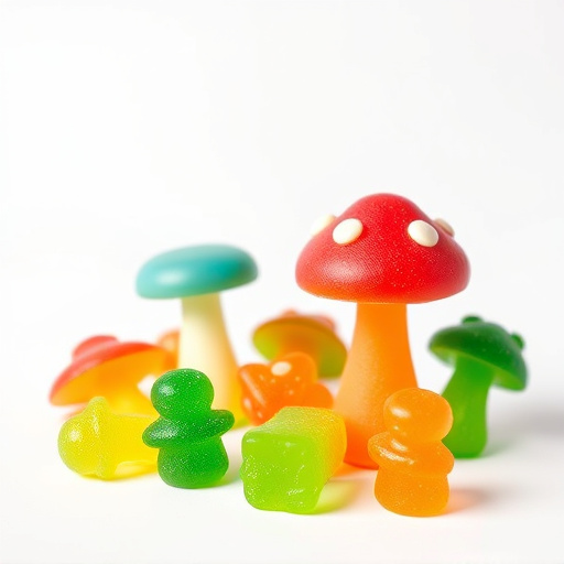 Colorful Magic Mushroom Gummies