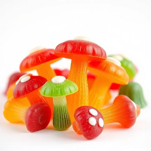 Colorful Magic Mushroom Gummies