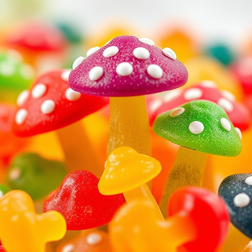 Colorful Magic Mushroom Gummies