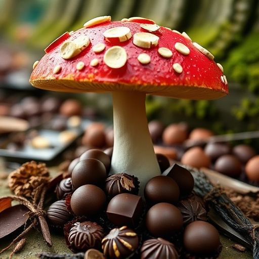 Magic Mushroom Chocolates Lifestyle Scenes