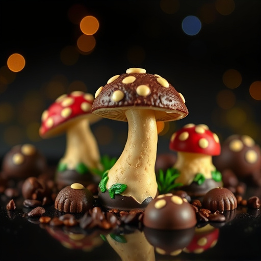 Magic Mushroom Chocolates Packaging Shots