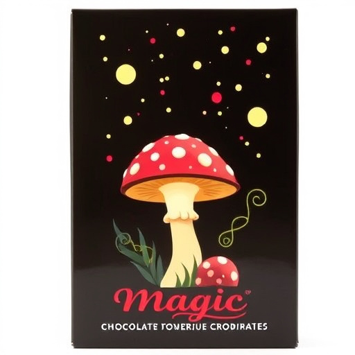 Magic Mushroom Chocolates Packaging Shots