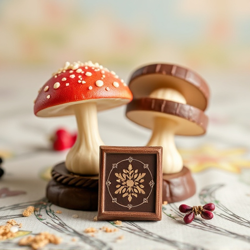 Magic Mushroom Chocolates Packaging Shots